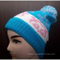 Customized Winter Knitted Beanie Hat with Spandex (1-2256/57/58)
